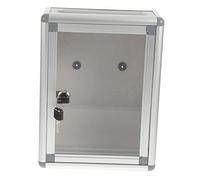 Ciieeo Boîte Murale en Alliage D'aluminium Serrure, Grosse Capacité, Pratique et Simple, pour Bureau ou Usine, Collecte de Suggestions et Plaintes Style Aléatoire