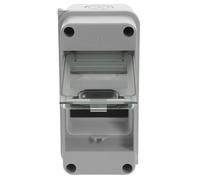 Ciieeo Boîtier de Protection Électrique à 3 Voies Ip65 Étanche Fenêtre Transparente Coffret de Distribution pour Disjoncteurs et Prises Boîtier Extérieur Résistant aux Intempéries pour