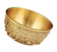 Ciieeo Bol De Laiton Bassin Traditionnel Chinois pour Décoration De Bureau Et Maison Artisanat De Élégant Accessoire Feng Shui pour Abondance Et Prospérité