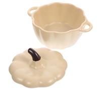 Ciieeo Bols à Dessert à La Citrouille Vaisselle Citrouille Bol De Soupe D'halloween Sucrier Saladier De Citrouille Bol De Ramen Bol De Service Marmite à La Citrouille Soupière Céramique