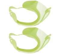 Ciieeo Bonnet de Bébé Réglable 2pcs Vert en Tpe et Pp, Léger et Imperméable, Protège Yeux et Oreilles, pour Hôtels et Aventures en Plein Air