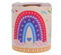 Ciieeo Bordure de Tableau D'affichage Décorative en Papier Épais 16 M Motif Arc-en-ciel Pastel pour Salle de Classe, Crèche et Bureau - Bordures Bulletin Couleur Vive et Polyvalente