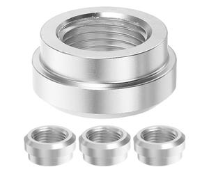 Ciieeo Bouchon de Soudage Tig 3/8 Npt Femelle en Aluminium pour Réservoir | Assemblage Rapide, Étanchéité Temporaire, Usage Automobile et Industriel, Finition Argenté, Lot
