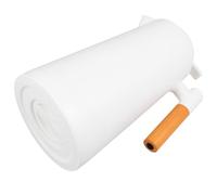 Ciieeo Bouteille Isotherme en Verre, Petite Bouilloire Isotherme, Grosse Capacité, Blanc, Anti-brûlure, Isolation Thermique, Maison Décoration de Table