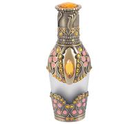 Ciieeo Bouteille Vide de 35Ml Flacon Moyen-Orient Flacon Vintage en Verre Rechargeable Décoratif pour Huile Essentielle pour Voyage et Maison