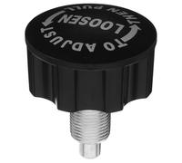 Ciieeo Boutons de Goupille pour Équipements de Fitness Goupille Élastique Abs Noir, Bouton de Broche à Ressort à Prise Confortable, Installation Rapide, pour Machines de Musculation