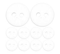 Ciieeo Boutons en Résine 2 Trous 10mm 500 Pièces pour Loisirs Créatifs et Accessoires Couture, Boutons Ronds Transparents Adaptés la Fabrication de Vêtements et Paquet à Main