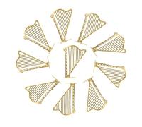 Ciieeo Breloques Harpe Pour Fabrication De Bijoux 20 Pièces En Alliage Trou Suspendre Pendentifs Charms Vintage Pour Colliers Boucles D'oreilles Diy Présents Créatifs