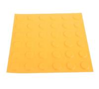 Ciieeo Briques Aveugles en Pvc Jaune pour Allée Tactile, Planches de Trottoir Pratiques Design Simple et Facile à Utiliser, Adaptées aux Chemins Extérieurs et Intérieurs