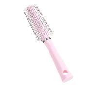 Ciieeo Brosse à Cheveux à Rouleau Ronde pour Brushing, Brosse Coiffante en Abs, Fonction Séchage Soufflant et Massage, pour Cheveux Fins Quotidien