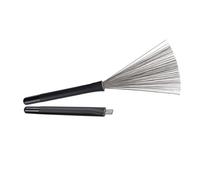 Ciieeo Brosse Métallique pour Tambour Rétractable 1 Paire Balai à Percussion Spécial Batterie Jazz Anneau Acier, Revêtement Caoutchouc Confortable, Accessoires Percussion pour Batteurs