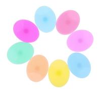 Ciieeo Brosse Silicone 8pcs pour Bébé et Garçon et Filles, Massage Exfoliant, Relaxe le Cuir Chevelu Bain Couleur Aléatoire