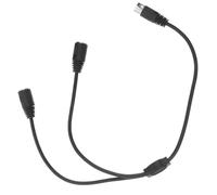 Ciieeo Câble Adaptateur Din 5 Broches Mâle vers Double Femelle Midi 0,5 M en Cuivre et Pvc Flexible pour Orgue et Instrument de Musique Électronique