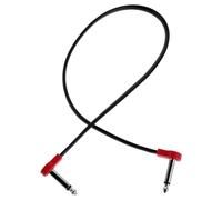 Ciieeo Câble Patch pour Pédales D'effets 50 Cm Câble D'instrument Audio Coudé Blindage Anti-parasites Cordon pour Guitare Électrique, Basse et Clavier Accessoire Musical Compact