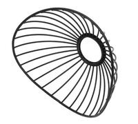 Ciieeo Cache-Ampoule en Fer Industriel Noir Mat Abat-Jour Feuille de Lotus Mini 3 CM Compatible Lustres et Appliques Murales Accessoire de Remplacement pour Lampe Déco Vintage