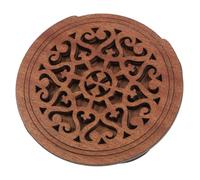 Ciieeo Cache-Rosace en Bois 41 Pouces pour Guitare Acoustique et Électroacoustique de Larsen Protection Anti-Résonance Motif Profond Sculpté Accessoire Guitare Pratique