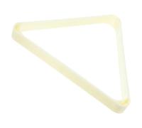 Ciieeo Cadre de Billard Triangulaire ABS Blanc 57 Support Trépied Stable pour Billard Snooker