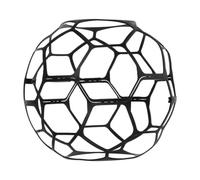 Ciieeo Cadre de Drone de Ballon de Football Noir en Abs Protection Anticollision Complète, Installation Facile pour Activités Récréatives et D'entraînement