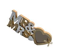Ciieeo Cadre Photo Forme de Cœur pour Mariage et Fiançailles Souvenir Romantique pour Couple Décoration de Table pour Salon et Chambre