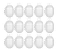 Ciieeo Cage à Appâts Blanche 100 Pièces Crochets Perforés Outil Léger et Pratique pour Pêche en Rivière et Accessoires de Matériel de Pêche Indispensables