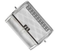 Ciieeo Cage Rotative en Acier Inoxydable 14 X 23 Cm pour Four Électrique, Panier à Grillades Multifonction pour Cuisson Noix et Légumes, Accessoire Barbecue INOX