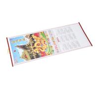 Ciieeo Calendrier Mural Chinois 2025 Suspendu en Papier Imitation Rotin Année du Serpent Décorations de Salon Agenda Traditionnel Calendrier Lunaire Pratique