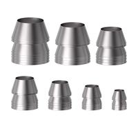 Ciieeo Cales Métalliques pour Marteau et Coins de Poignée Robustes 7 Pcs en Fer, Accessoire de Renforcement pour Charpentiers et Constructeurs, Usage Manuel Professionnel