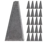 Ciieeo Cales Triangulaires Métalliques pour Manche de Hache, 30 Pièces Petit Format, Coins de Tronçonneuse Robustes pour Renforcement et Équipement D'abattage D'arbres, Outil Polyvalent