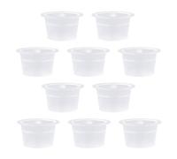 Ciieeo Capsules D'encre Jetables pour Tatouage Sourcils et Maquillage Permanent, Lot de 500 Pièces en Plastique Blanc, Faciles à Stocker pour Artistes Amateurs et Professionnels