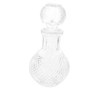 Ciieeo Carafe À Décanter Le Vin En Verre Transparent Distributeur De Liqueur Épaissi Bouteille Décorative 6.50 X 3.54 X 3.54 in Pour Bar Restaurant Maison