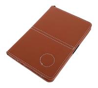 Ciieeo Carnet de Score de Golf en PU Cuir Synthétique Format Compact Couleur Marron Clair Porte-Carte de Score Pratique pour Tournois et Parties de Golf Accessoire Professionnel et