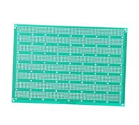 Ciieeo Carte de Circuit Imprimé Planche D'expérimentation Sûre et Pratique Simple Face Vert Multi-Fonction en Matériau Synthétique pour Projets DIY