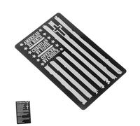 Ciieeo Carte Portefeuille Gravée Portable pour Policier, Carte De Prière Idéale pour Les Policiers, Carte D'insertion De Portefeuille Décorative Inspirante
