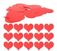 Ciieeo Cartes de Saint-Valentin de Cœur Lot de 100 Papier Cartonné 7 X 8 CM pour Décorations Murales et Messages d'Amour à Personnaliser