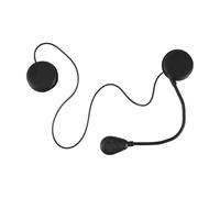 Ciieeo Casque Audio Moto Ultra Fin avec Microphone Intégré, Navigation | Modèle Léger en Plastique Noir, Alimentation 3,7 V 250 Ma, 0,5 W, Usage Extérieur