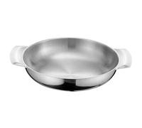 Ciieeo Casserole Inox à Double Poignée pour Cuisson Coréenne, Résistance à L'usure, Surface Lisse, Cuisine Maison et Restaurant