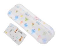 Ciieeo Ceinture Abdominale pour -Né en Coton Doux Bandeau de Ventre Réglable 4 Pièces Motifs Animaux Colorés Protection le Froid Enveloppe Ventrale Portable pour Soulagement Coliques