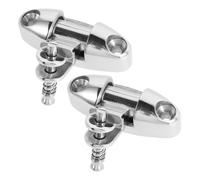 Ciieeo Charnières de Pont Pivotantes en Acier Inoxydable Marin 70 MM Lot de 2 Pièces Accessoires de Fixation pour Bimini et Stores de Bateau Quincaillerie Nautique Résistante aux