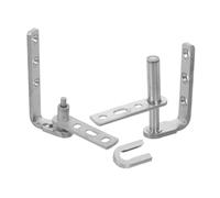 Ciieeo Charnières de Porte à Fermeture Automatique Lot de 2 Fonctionnement Silencieux et Fluide en Acier Inoxydable Argenté Adaptées aux Lieux de Travail et Zones à Fort Trafic