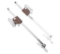 Ciieeo Charnières de Support pour Porte de Placard 2 Pièces en Fer Marron, Supports à Gaz Robustes pour Armoires, Mécanisme de Levage Pliant, pour Meubles et Rangement Cabinet