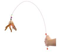 Ciieeo Chasseur de Fils en Métal avec Cloche et Perles, Interactif pour Chaton, Exercice Sain et Amusement Intérieur Couleur Aléatoire