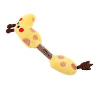 Ciieeo Chat à Mâcher Silvervine en Peluche Forme Girafe Dentaire Naturel pour Chatons D’Intérieur Bâtonnet Stimulant L’Activité et L’Hygiène Bucco-Dentaire Interactif Ludique