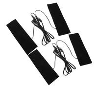 Ciieeo Chauffe-Mains et Pieds Tissu Imperméable et Peluche 2 Ensembles USB 5v Élément Chauffant en Fibre de Carbone Flexible pour Voyage et Bibliothèque