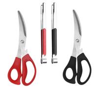 Ciieeo Ciseaux De Cuisine Épais En Acier Inoxydable Pinces À Barbecue 2 Ensembles Ciseaux Alimentaires Réutilisables Pour