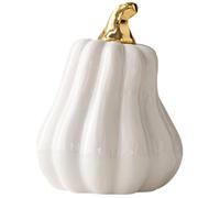 Ciieeo Citrouille en Céramique Nordique Citrouilles Artificielles Figurines d'action De Grâces d'automne Récolter La Fausses s Fausse Blanche