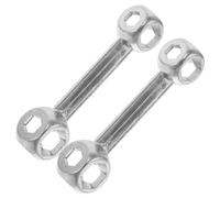 Ciieeo Clé Hexagonale Multifonction en Lot de 2, Outil Compact et Réglable pour Réparation Vélo et Moto, Trousse Essentielle pour Mécanicien, Adaptée aux Tailles Standard, pour Entretien