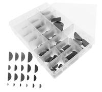 Ciieeo Clé Woodruff Kit Assortiment Acier Au Demi-Lune Clé pour Pignons Et Arbres Entrée