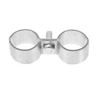 Ciieeo Collier de Serrage Double Galvanisé pour Tuyaux 32Mm Mécanisme à Clip, Fixation Rapide pour Tuyauterie de Camping-Car et Applications Nautiques