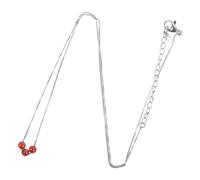 Ciieeo Collier Pendentif Femme en Alliage Électroplaqué Léger Résine, Design Unique et Élégant, Collier à Chaîne pour Engagement ou Serment