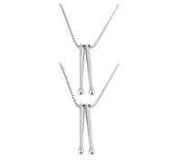 Ciieeo Collier pour Fille Lot de 2 Pendentifs Baguettes de Batterie en Alliage Hypoallergénique Finition Brillante Collier Décoratif Unisexe pour Soirées Karaoké et Bars
